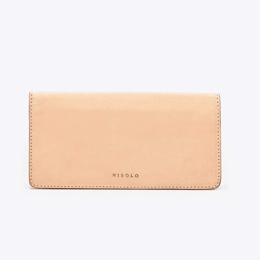 NWOT!! Nisolo Natural Vachetta Leather Wallet